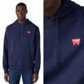 Miniatyrbild 1 av 6: Wrangler SIGN OFF HOODIE Marinblå MARINBLÅ HOODIE XL