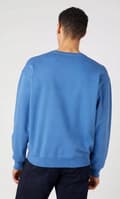 Miniatyrbild 4 av 6: Wrangler LOGO CREW Federal Blue LOOSE BLÅ LITEN LOGO TRÖJA XL