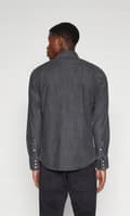 Pikkukuva 4 / 7: Wrangler HERITAGE -PAITA WashedBlack FARKKUPAITA HARMAA NORMAALI S-KOKO
