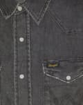 Pikkukuva 6 / 7: Wrangler HERITAGE -PAITA WashedBlack FARKKUPAITA HARMAA NORMAALI S-KOKO