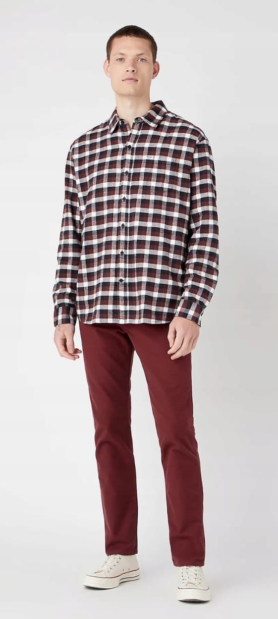 Wrangler 1-FICKASKJORTA Dahlia RUTIG SKJORTA NORMAL FIT M