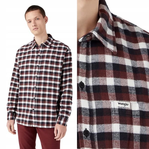 Wrangler 1-FICKASKJORTA Dahlia RUTIG SKJORTA NORMAL FIT M