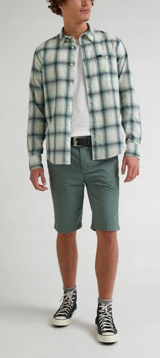 Lee FRITIDSSKJORTE Dusty Jade TERNET SKJORTE REGULAR FIT M