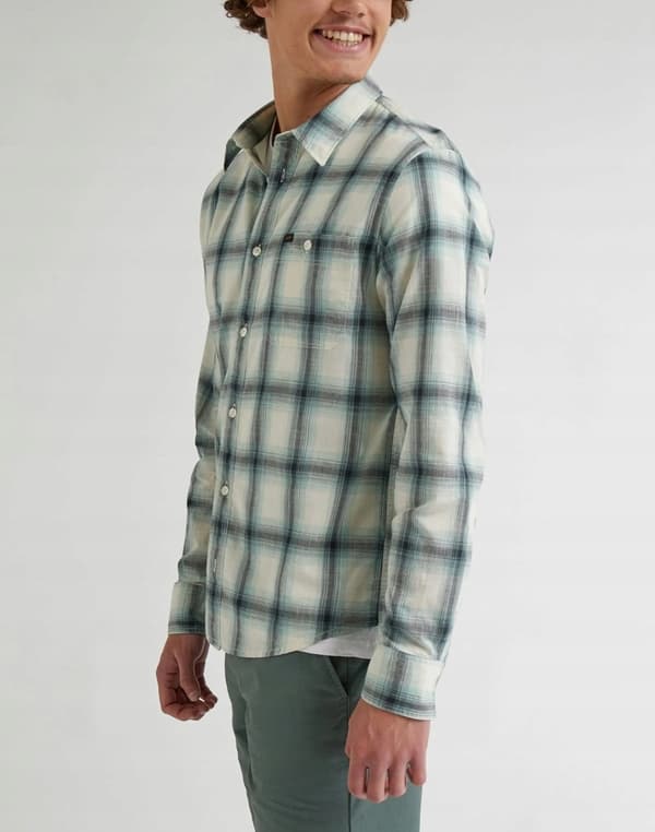Lee FRITIDSSKJORTE Dusty Jade TERNET SKJORTE REGULAR FIT M