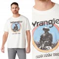Miniatyrbild 1 av 6: Wrangler AMERICANA T-SHIRT Off White LOOSE VIT T-SHIRT BOMULL XL