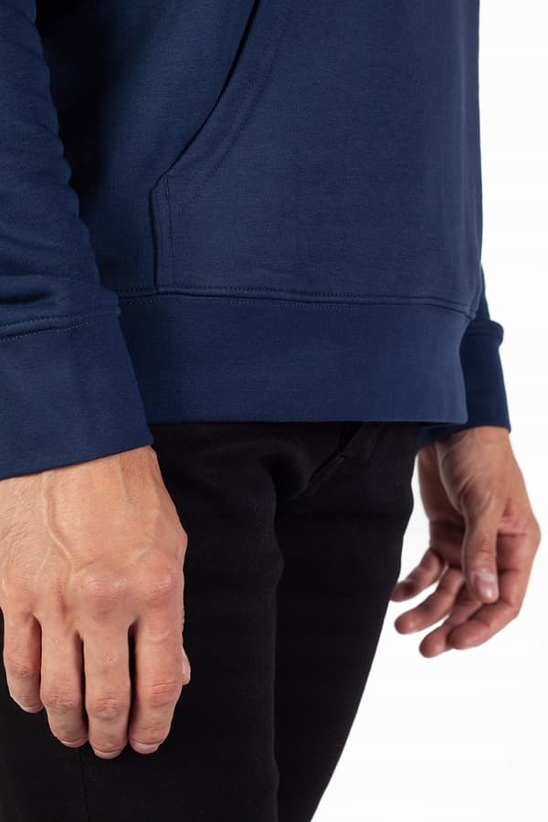 Wrangler HOODIE Marinblå MARINBLÅ HOODIE NORMAL XXL