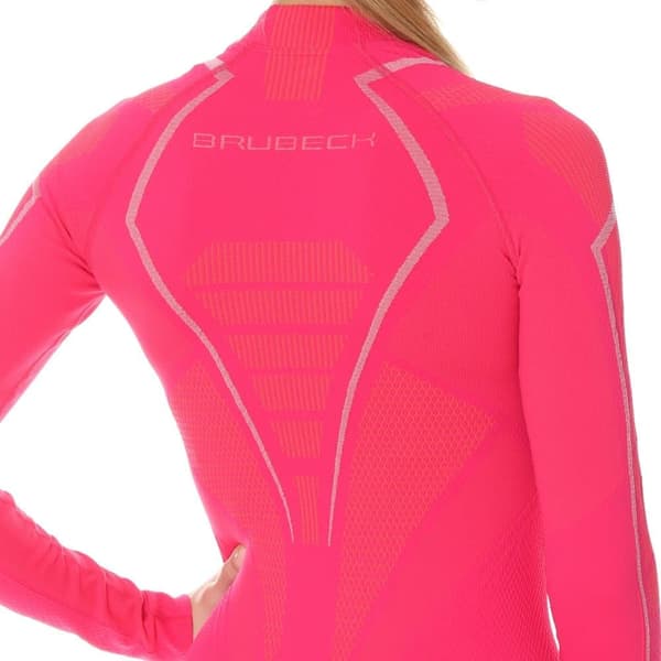 Dam långärmad Tröja Brubeck THERMO Termoaktivtröja Svart-rosa, Fuchsia, Lavendel, Olika Storlekar