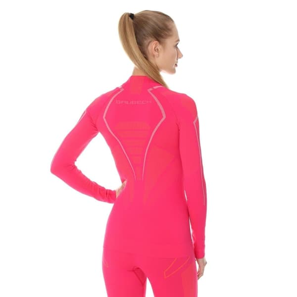 Dam långärmad Tröja Brubeck THERMO Termoaktivtröja Svart-rosa, Fuchsia, Lavendel, Olika Storlekar