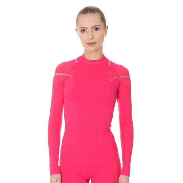Dam långärmad Tröja Brubeck THERMO Termoaktivtröja Svart-rosa, Fuchsia, Lavendel, Olika Storlekar