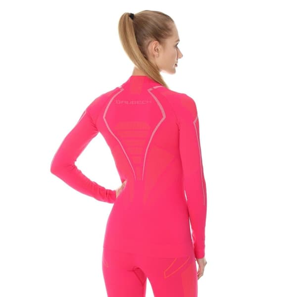 Dam långärmad Tröja Brubeck THERMO Termoaktivtröja Svart-rosa, Fuchsia, Lavendel