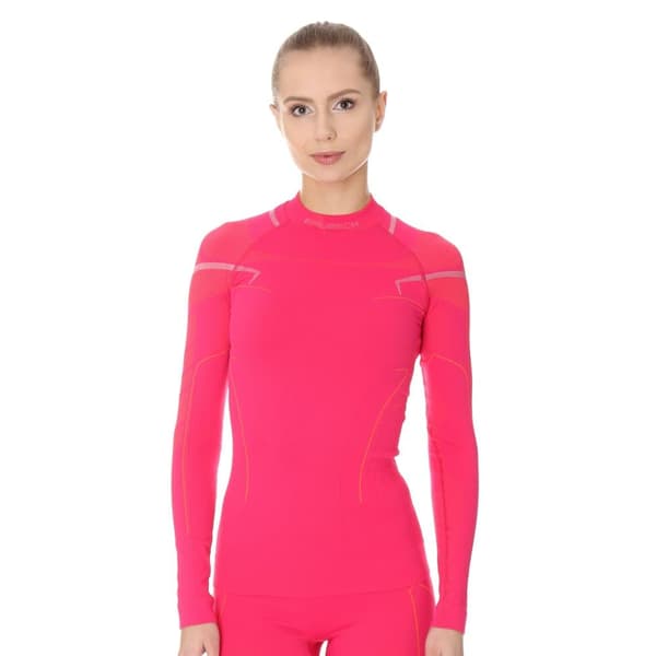 Dam långärmad Tröja Brubeck THERMO Termoaktivtröja Svart-rosa, Fuchsia, Lavendel