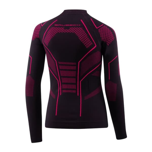 Långärmad T-shirt Brubeck för barn THERMO JUNIOR Termisk Sweatshirt Denim-lila, Marinblå-blå, Svart-fuchsia, Svart-grafit