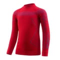 Miniatyrbild 1 av 2: Långärmad T-shirt för barn Brubeck THERMO Kids Termisk Sweatshirt Röd-blå, Fuchsia-grå, Grafit-blå, Blå-mörkblå