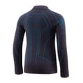 Miniatyrbild 2 av 2: Långärmad T-shirt för barn Brubeck THERMO Kids Termisk Sweatshirt Röd-blå, Fuchsia-grå, Grafit-blå, Blå-mörkblå