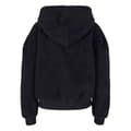 Miniatyrbild 4 av 4: Zip hoodie - Urban Classics - Oversize Sherpa - Svart - Kvinna - Långa ärmar