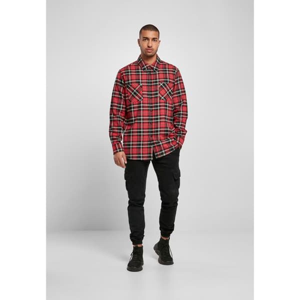 Chemise Urban Classics rutiga rötter
