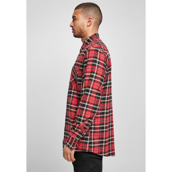 Chemise Urban Classics rutiga rötter