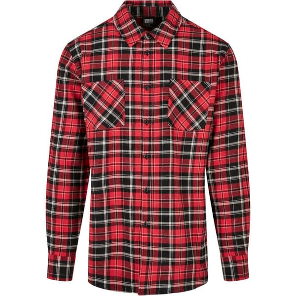 Chemise Urban Classics rutiga rötter
