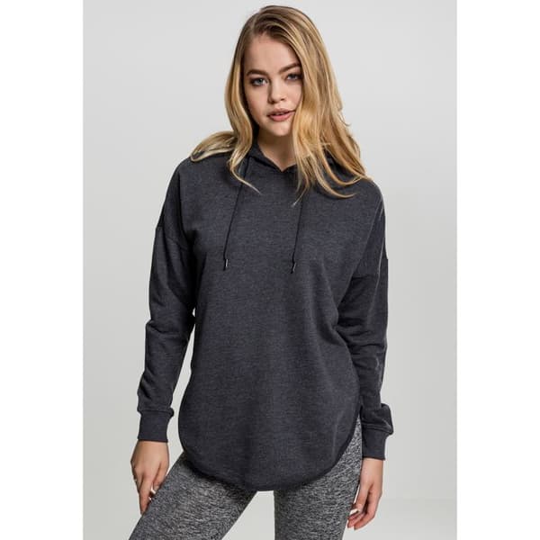 Huvtröja - Urban Classics - Oversized - Mörkgrå - 60% Bomull - 40% Polyester