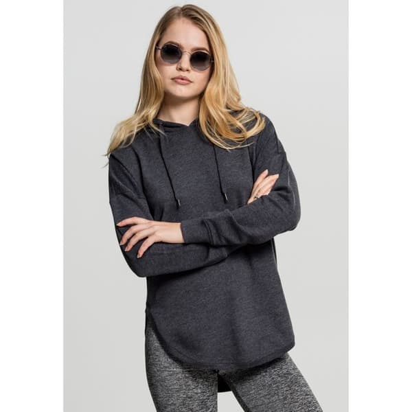 Huvtröja - Urban Classics - Oversized - Mörkgrå - 60% Bomull - 40% Polyester