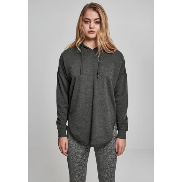 Huvtröja - Urban Classics - Oversized - Mörkgrå - 60% Bomull - 40% Polyester
