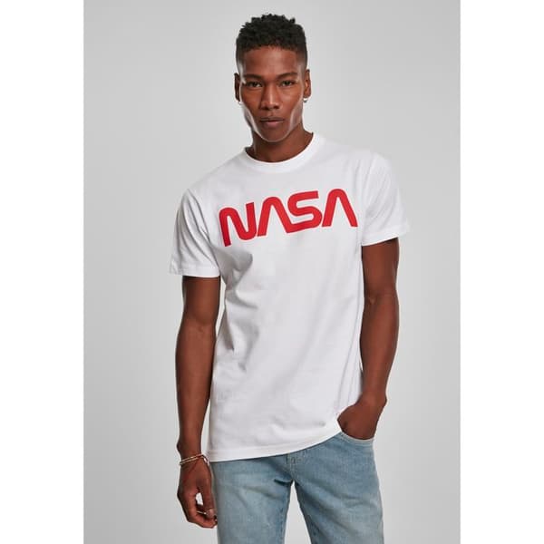 T-shirt - Mister Tee - mask - Vit - Korta ärmar - Klassisk krage