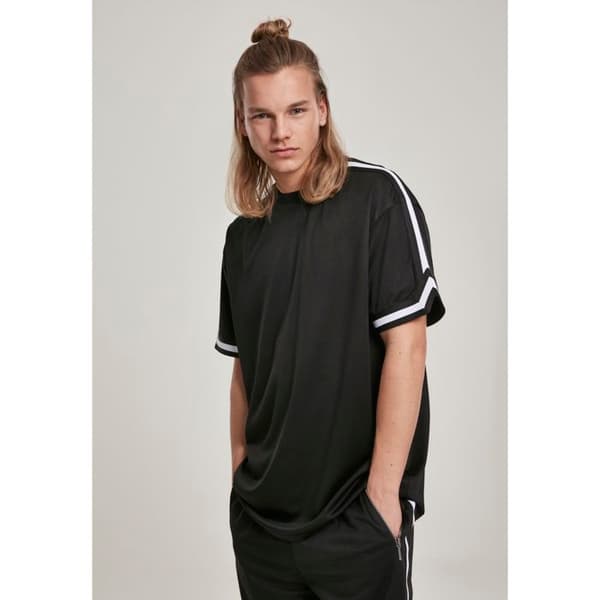 T-shirt - Urban Classic - Oversized Stripe - Svart - Kortärmad - Large