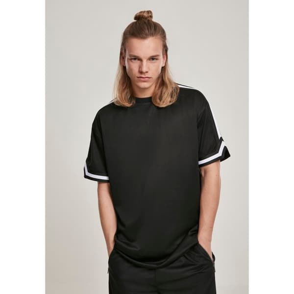 T-shirt - Urban Classic - Oversized Stripe - Svart - Kortärmad - Large
