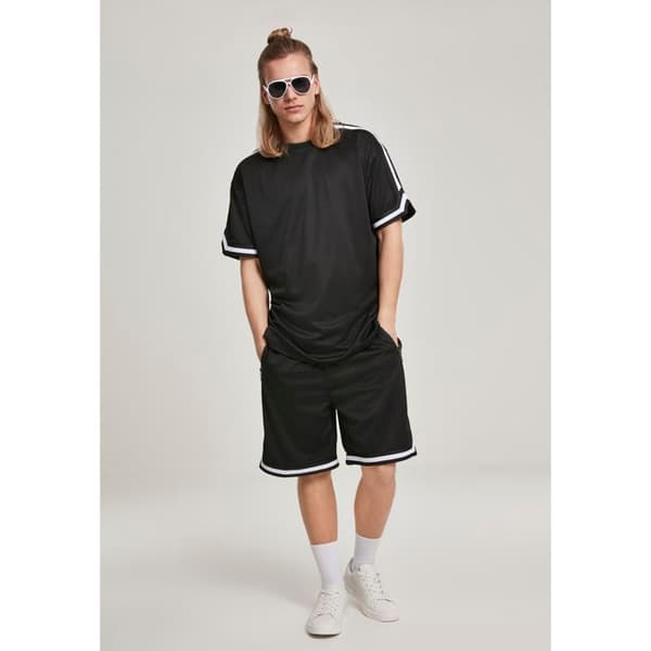 T-shirt - Urban Classic - Oversized Stripe - Svart - Kortärmad - Large