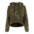 Miniatyrbild 1 av 6: Hoodie - Urban Classics - Rosa kamouflage - Långa ärmar - Bomull - Kort