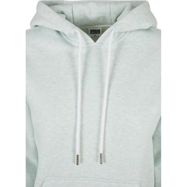 Hoodie - Urban Classics - Dam - Grå - Långärmad - Känguruficka