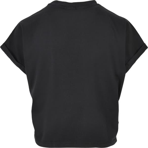 T-shirt dam Urban Classics kort pigmentfärgad skuren