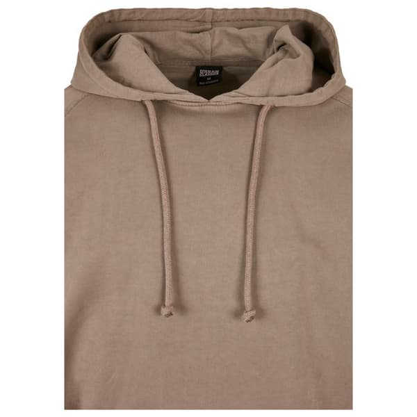 Sweatshirt - Urban Classics - Överfärgad - Mörkgrön - Långa ärmar - Huva