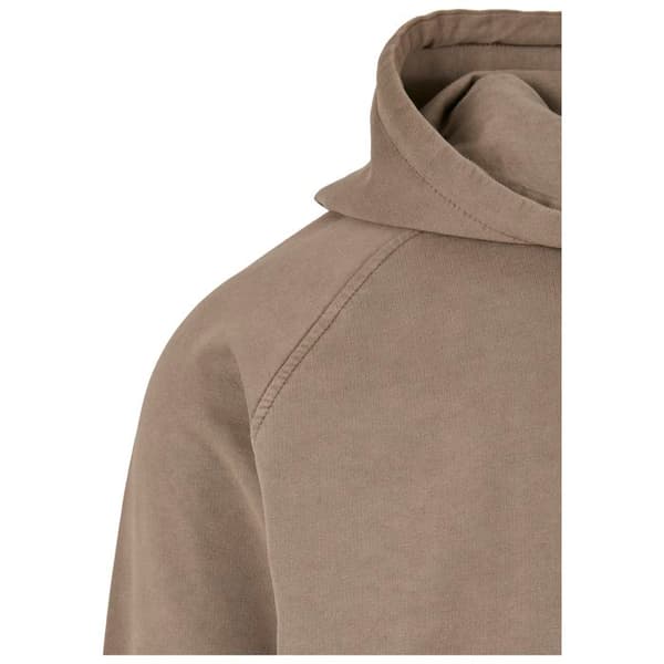 Sweatshirt - Urban Classics - Överfärgad - Mörkgrön - Långa ärmar - Huva