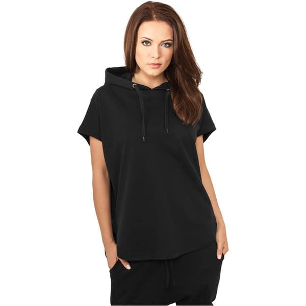 Sweatshirt med huva dam Urban Classic basic frotté
