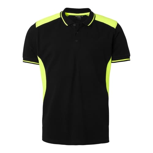 213 Polo Black/fluorescent yellow Male
