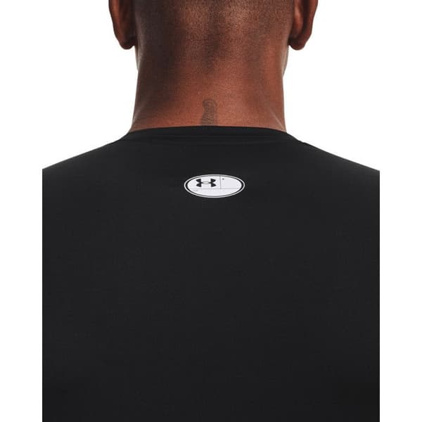 Sport T-shirt - Under Armour - HG Armour Comp SS - Svart - Kortärmad - Andningsbar