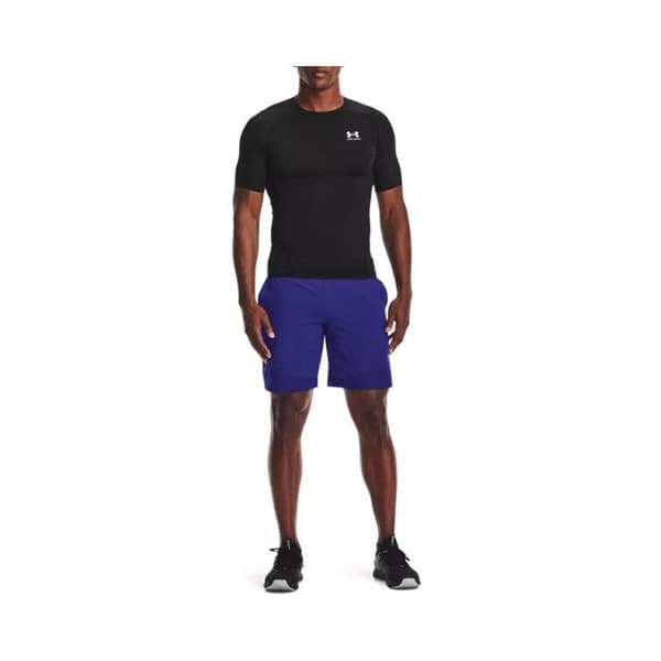 Sport T-shirt - Under Armour - HG Armour Comp SS - Svart - Kortärmad - Andningsbar