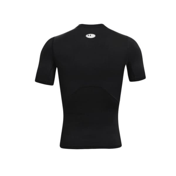 Sport T-shirt - Under Armour - HG Armour Comp SS - Svart - Kortärmad - Andningsbar