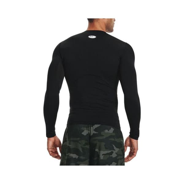 Tröja för sport - Under Armour - HG Armour Comp LS - Svart - Långärmad - Andningsbar
