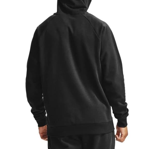 Hoodie - Under Armour - Rival Fleece - Svart - Långärmad - Känguruficka