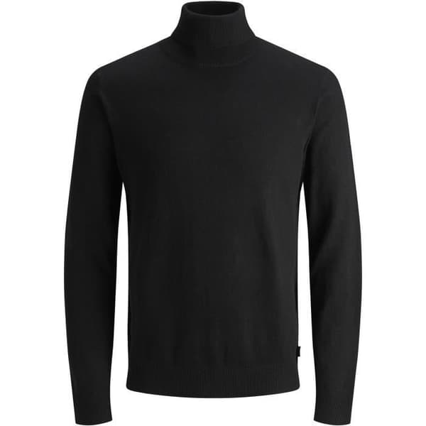 Dra - Jack & Jones - Emil - Polokrage - Kvalitetsstickning - Svart