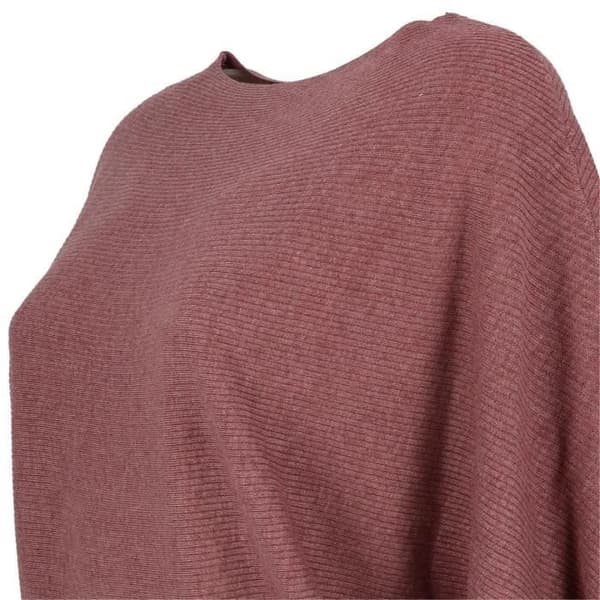 Dragtröja - Jacqueline de Yong - Rosé - Fladdermusärmar - Finmaskig - Stadslook