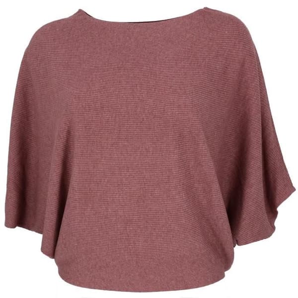 Dragtröja - Jacqueline de Yong - Rosé - Fladdermusärmar - Finmaskig - Stadslook