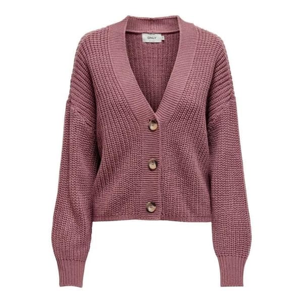 Gilet Cardigan Kvinna - Only - Carolspring - Nostalgia rosa - XXS - Vuxen