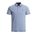 Miniatyrbild 3 av 3: Polo - Jack &amp; Jones - Klar Kobalt - Korta ärmar - Piqué bomull - Regular fit