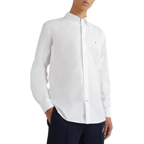 Tommy Hilfiger Core Flex vit skjorta för män