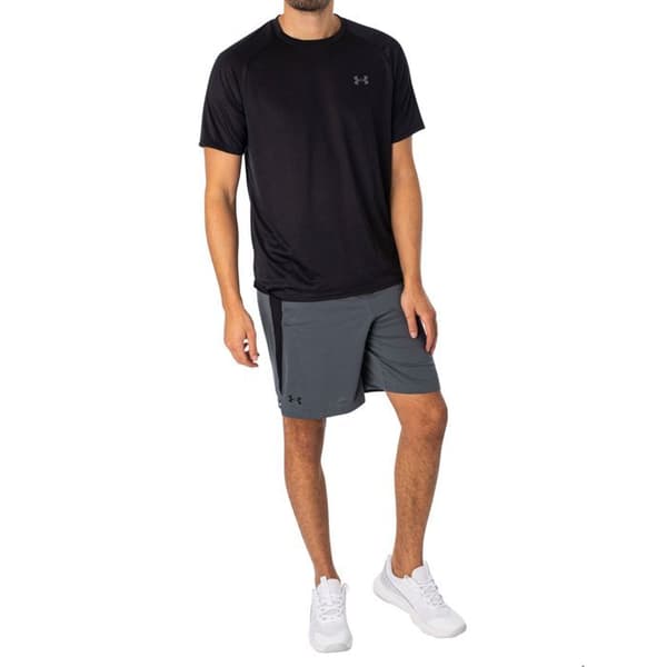 Tröja Fitness - UNDER ARMOUR - TECH 2.0 - Svart - Kortärmad - Andningsbar