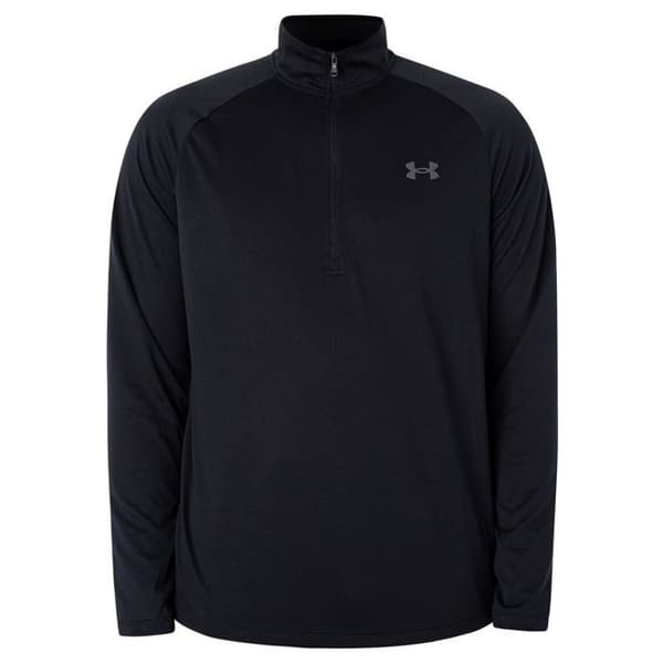 Tröja Fitness - UNDER ARMOUR - TECH 2.0 - Svart - Kortärmad - Andningsbar