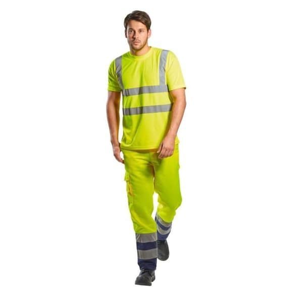 T-Shirt Hög Synlighet - Portwest - S478 - Gul - Unisex - Vuxen